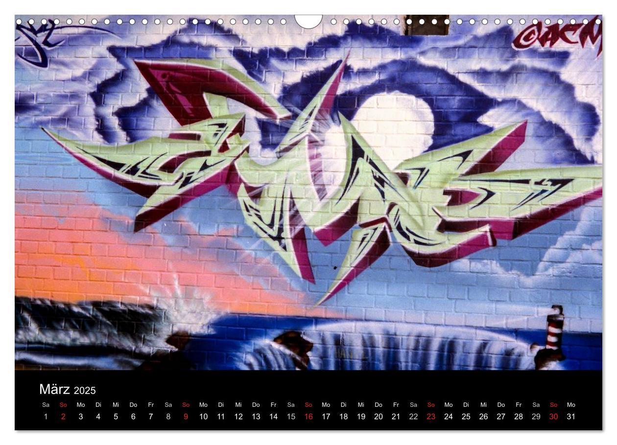 Bild: 9783435770816 | Graffiti - Kunst aus der Dose (Wandkalender 2025 DIN A3 quer),...