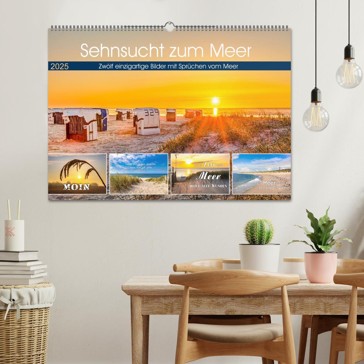 Bild: 9783435053124 | Sehnsucht zum Meer (Wandkalender 2025 DIN A2 quer), CALVENDO...