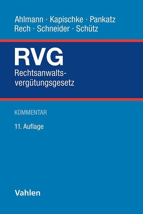 Cover: 9783800667277 | Rechtsanwaltsvergütungsgesetz | Buch | XXII | Deutsch | 2024