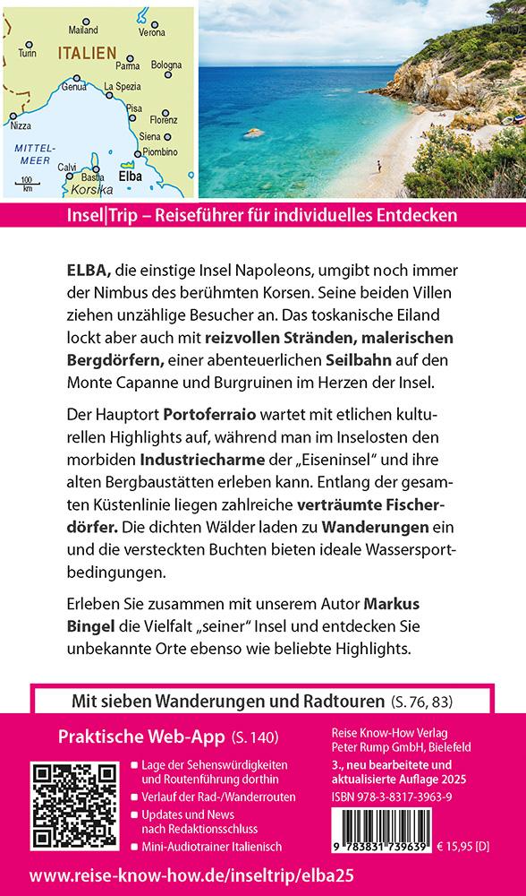 Rückseite: 9783831739639 | Reise Know-How InselTrip Elba | Markus Bingel | Taschenbuch | 144 S.