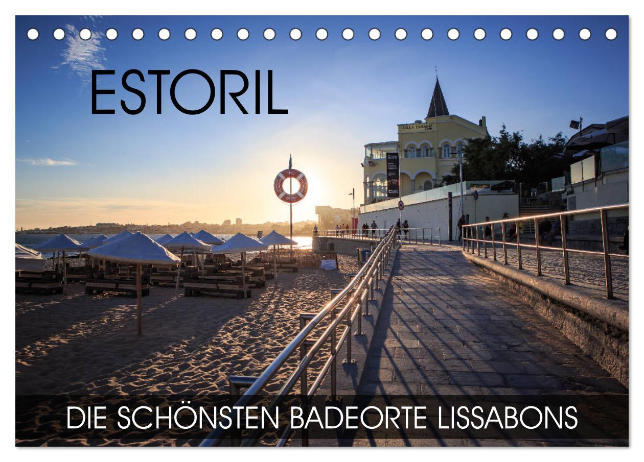 Cover: 9783435243532 | ESTORIL - die schönsten Badeorte Lissabons (Tischkalender 2025 DIN...