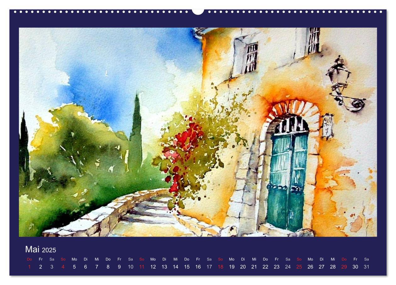 Bild: 9783435814046 | Mallorca Aquarelle (Wandkalender 2025 DIN A2 quer), CALVENDO...