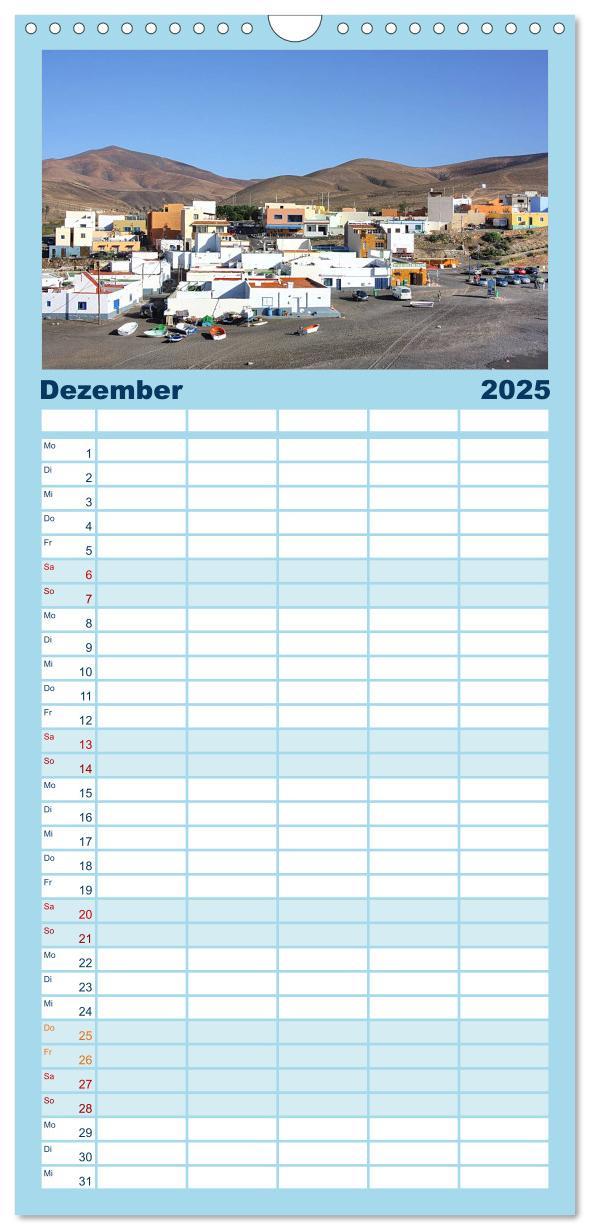 Bild: 9783457121474 | Familienplaner 2025 - Fuerteventura mit 5 Spalten (Wandkalender, 21...