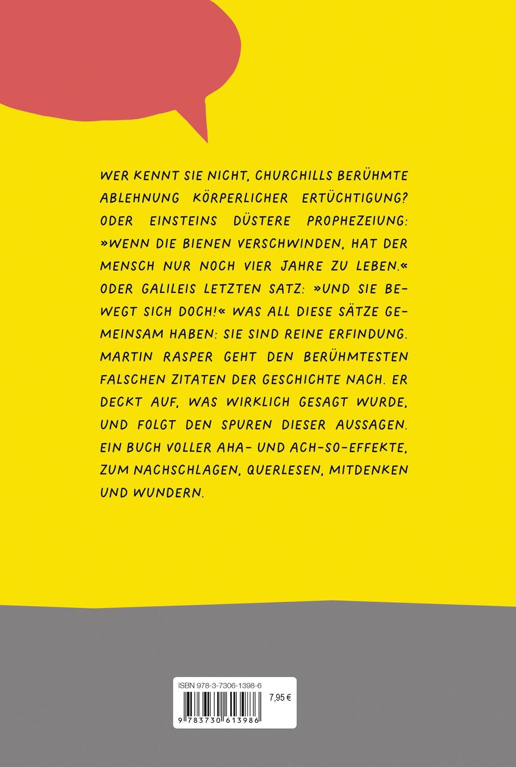 Bild: 9783730613986 | Das Buch der falschen Zitate. 'No Sports' hat Churchill nie gesagt....