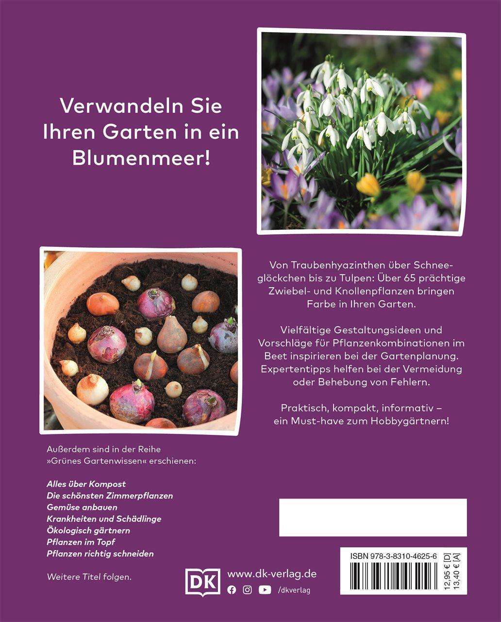 Rückseite: 9783831046256 | Grünes Gartenwissen. Zwiebel- und Knollenpflanzen | Stephanie Mahon