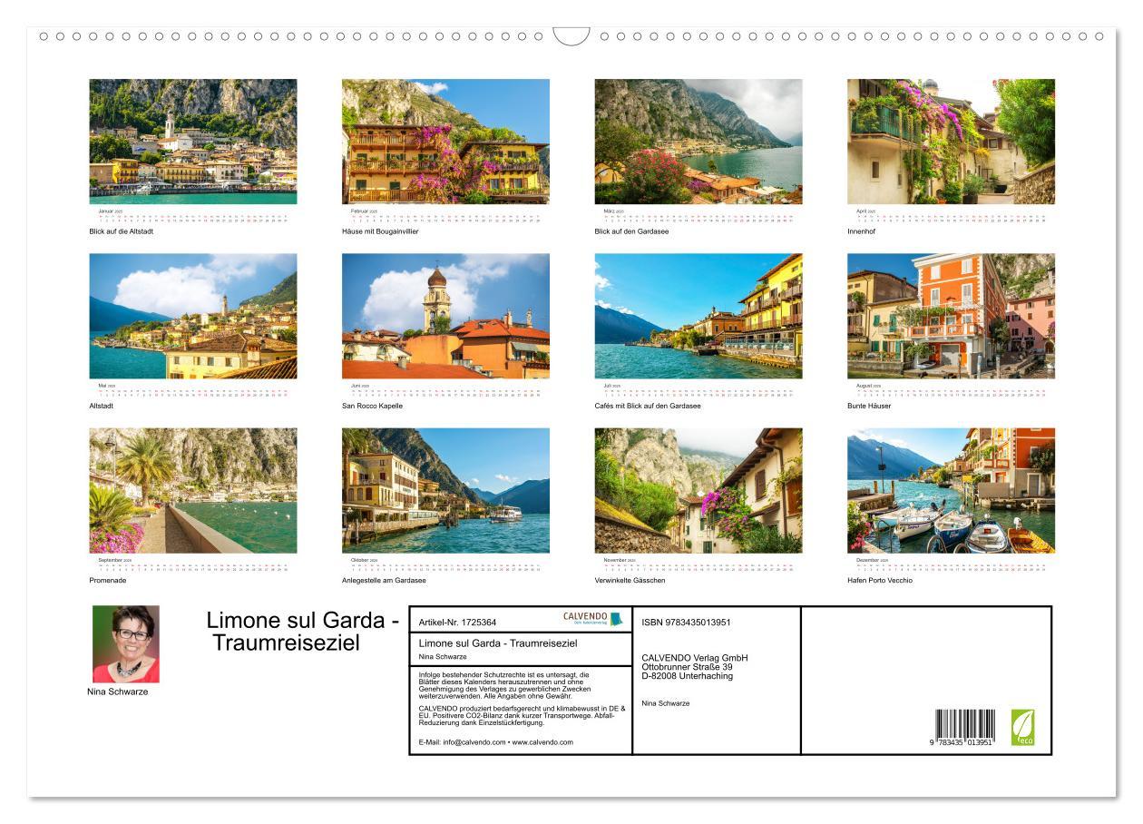 Bild: 9783435013951 | Limone sul Garda - Traumreiseziel (Wandkalender 2025 DIN A2 quer),...