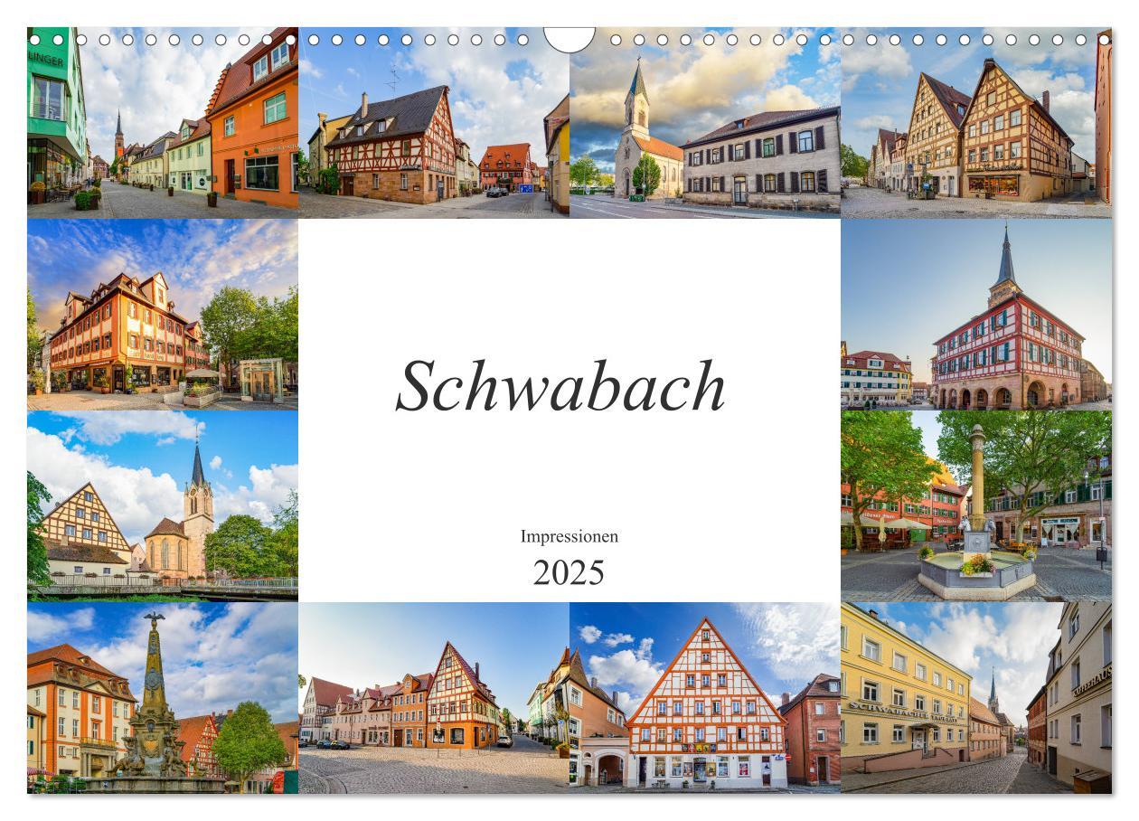 Cover: 9783435223572 | Schwabach Impressionen (Wandkalender 2025 DIN A3 quer), CALVENDO...