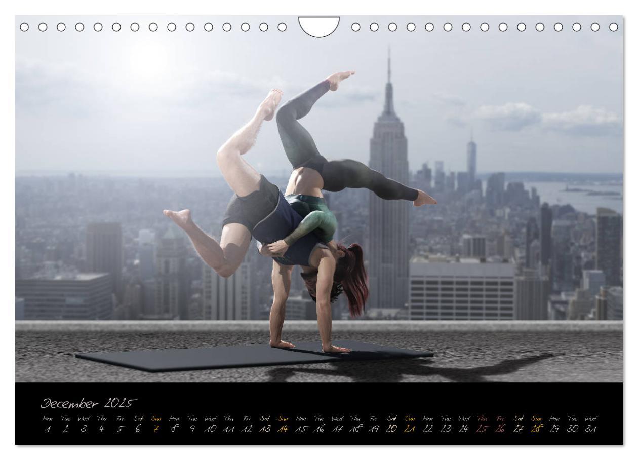 Bild: 9781325943494 | Yoga Couples - Harmony and Passion (Wall Calendar 2025 DIN A4...