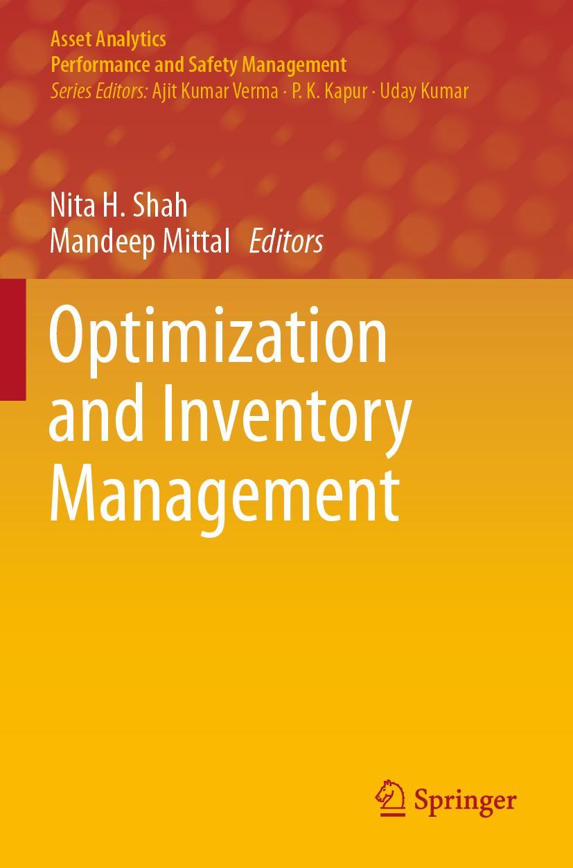 Cover: 9789811397004 | Optimization and Inventory Management | Mandeep Mittal (u. a.) | Buch