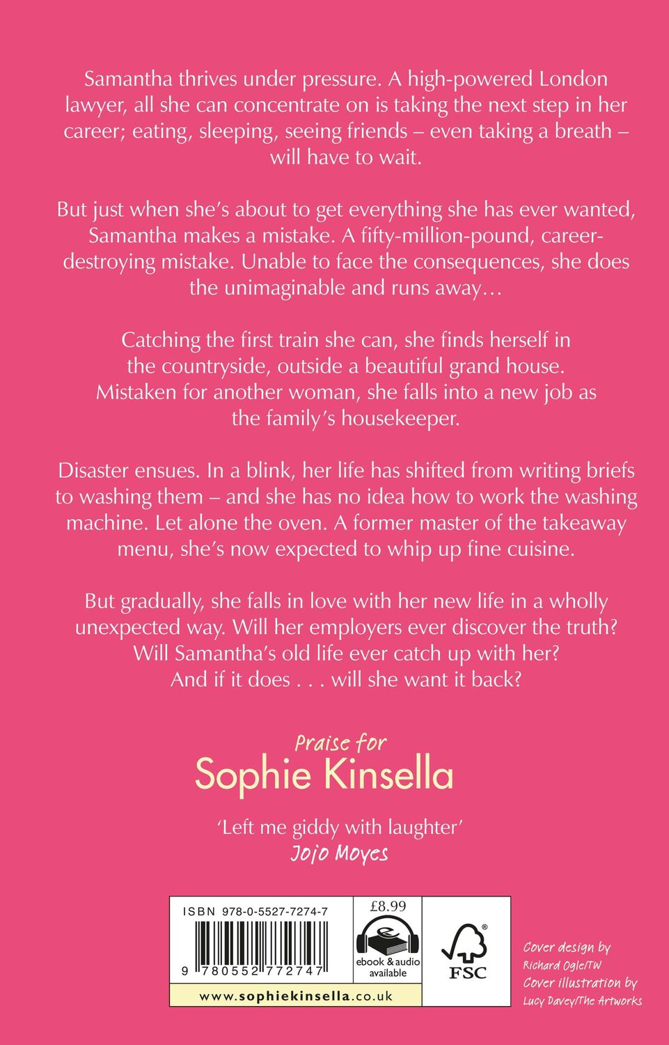 Rückseite: 9780552772747 | The Undomestic Goddess | Sophie Kinsella | Taschenbuch | Englisch