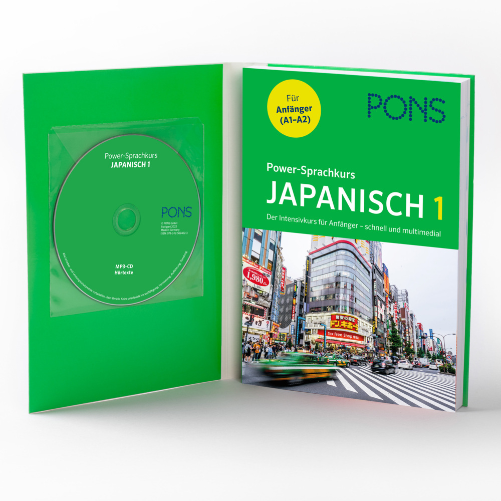 Bild: 9783125624023 | PONS Power-Sprachkurs Japanisch 1 | Taschenbuch | Deutsch | 2022