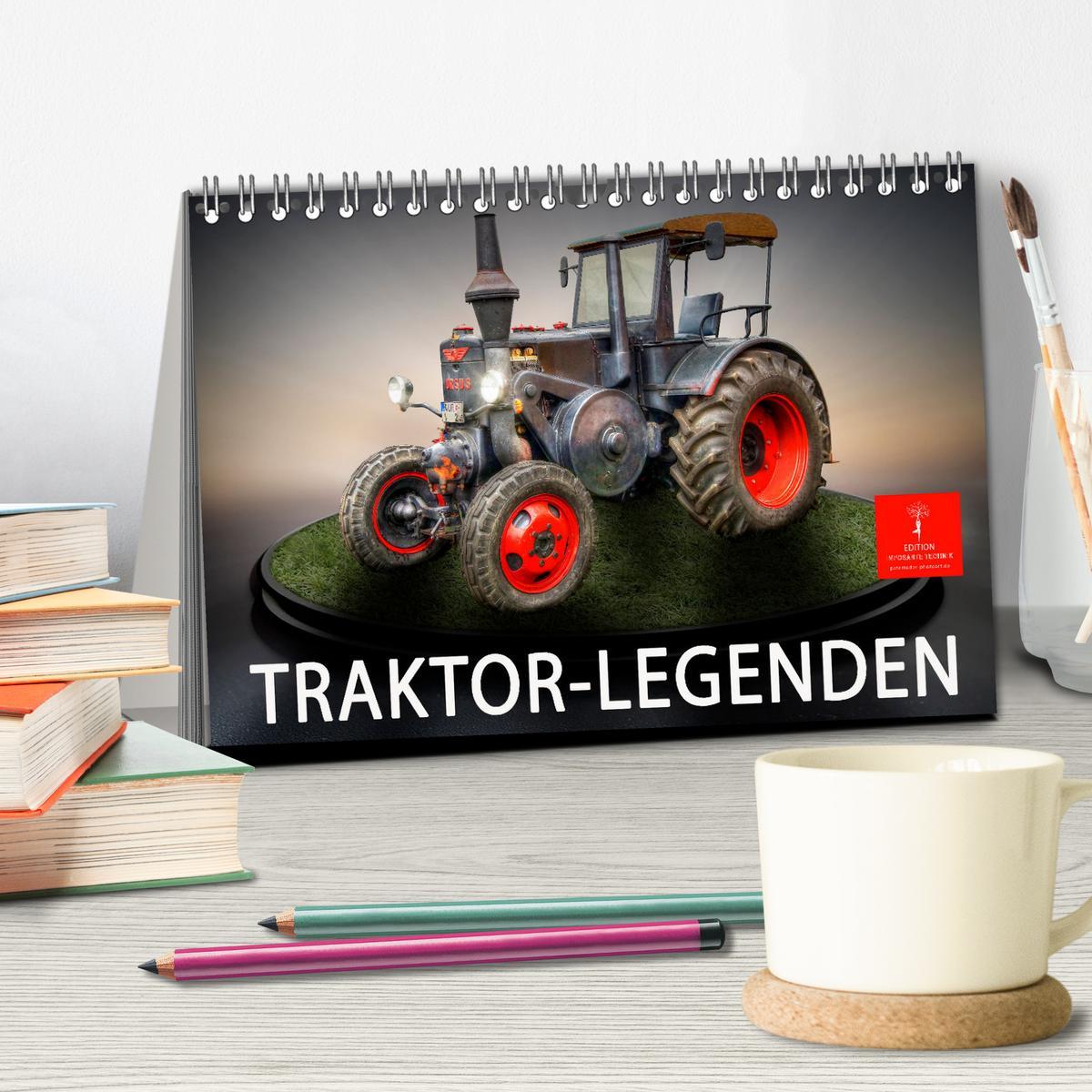 Bild: 9783435094806 | Traktor - Giganten (Tischkalender 2025 DIN A5 quer), CALVENDO...