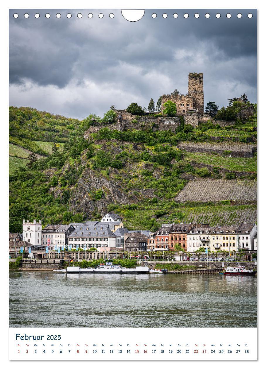 Bild: 9783435745357 | Burgen und Burgruinen am Mittelrhein (Wandkalender 2025 DIN A4...