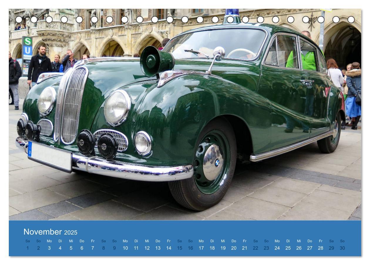 Bild: 9783435129034 | BMW Classics (Tischkalender 2025 DIN A5 quer), CALVENDO Monatskalender