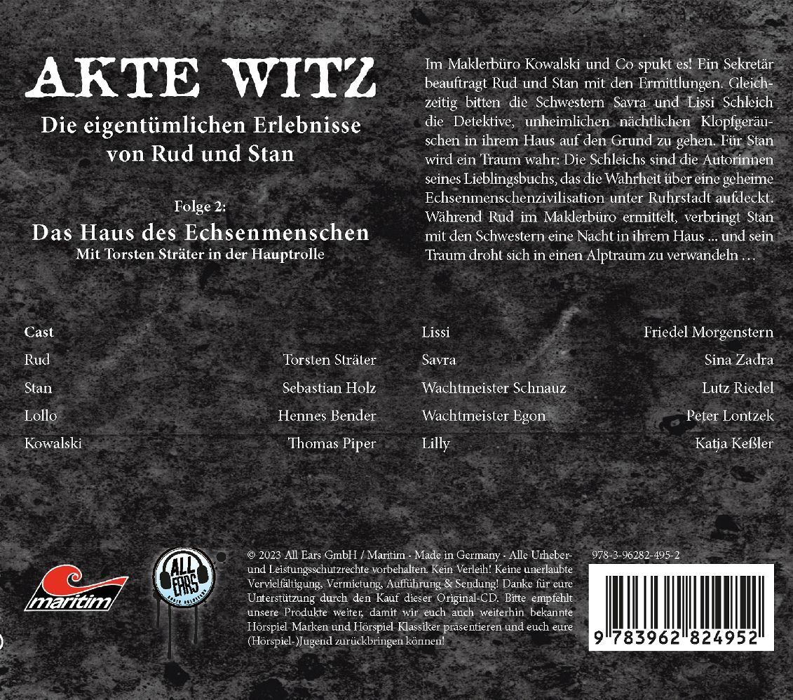 Bild: 9783962824952 | Akte Witz: Das Haus des Echsenmenschen, 1 Audio-CD | Deutschland | CD