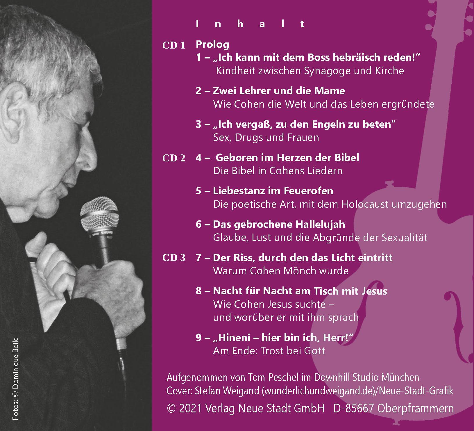 Bild: 9783734612657 | »Hallelujah«, Leonard Cohen! | Uwe Birnstein | Audio-CD | 3 Audio-CDs