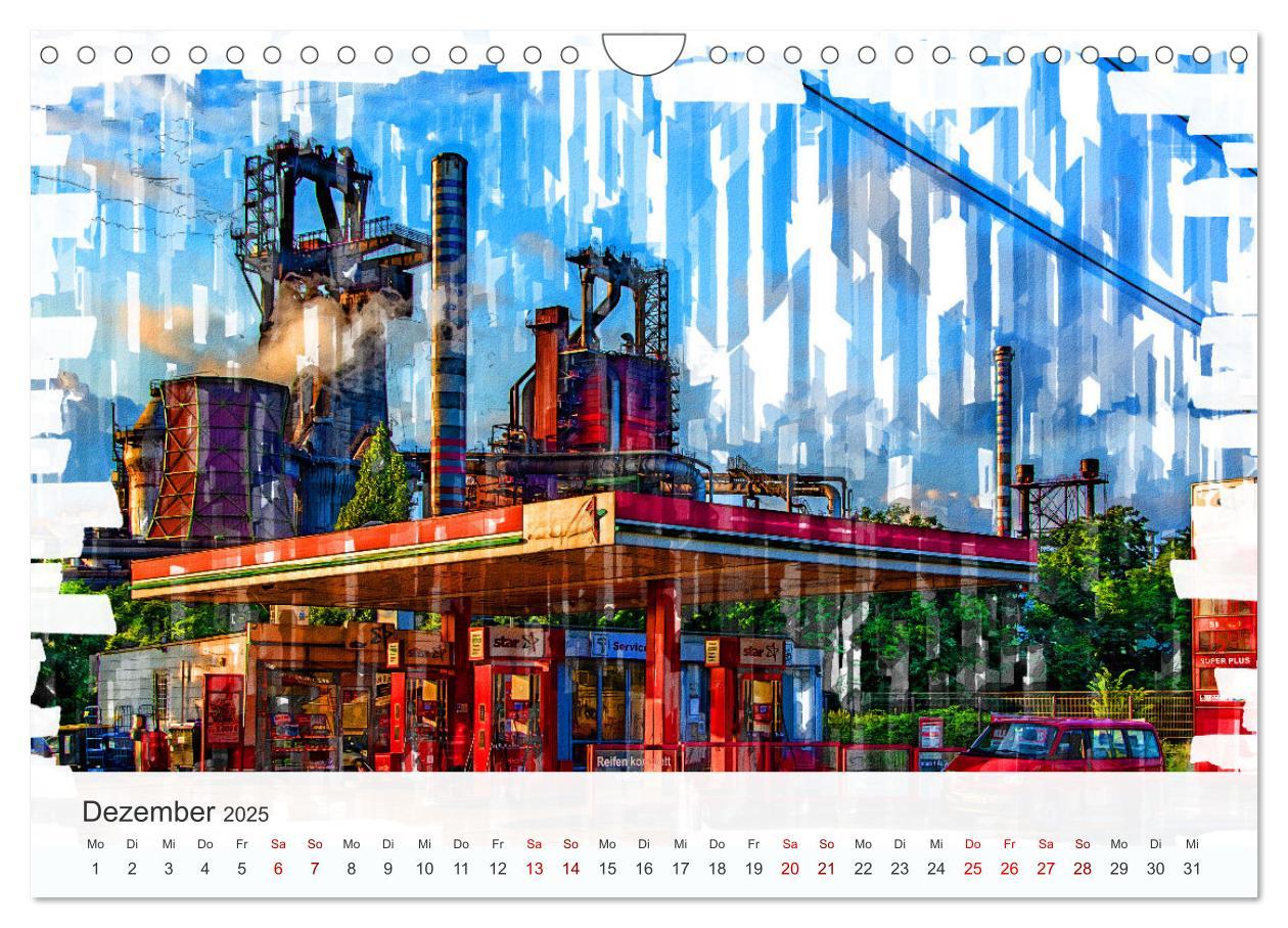 Bild: 9783457224823 | Ruhrpott Art (Wandkalender 2025 DIN A4 quer), CALVENDO Monatskalender