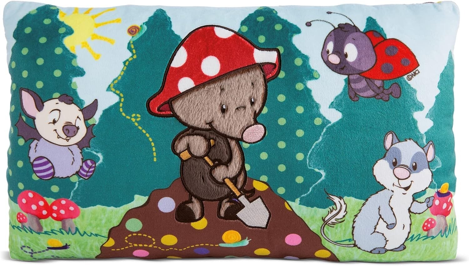 Cover: 4012390482119 | Nici 48211 Kissen Forest Friends 2022, rechteckig 43x25cm | 48211