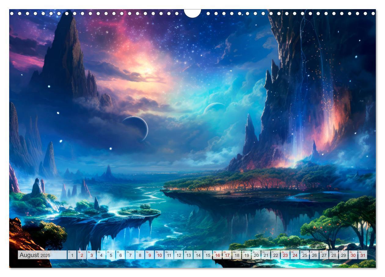 Bild: 9783383852428 | SCIENCE-FICTION Leben auf fernen Planeten (Wandkalender 2025 DIN A3...