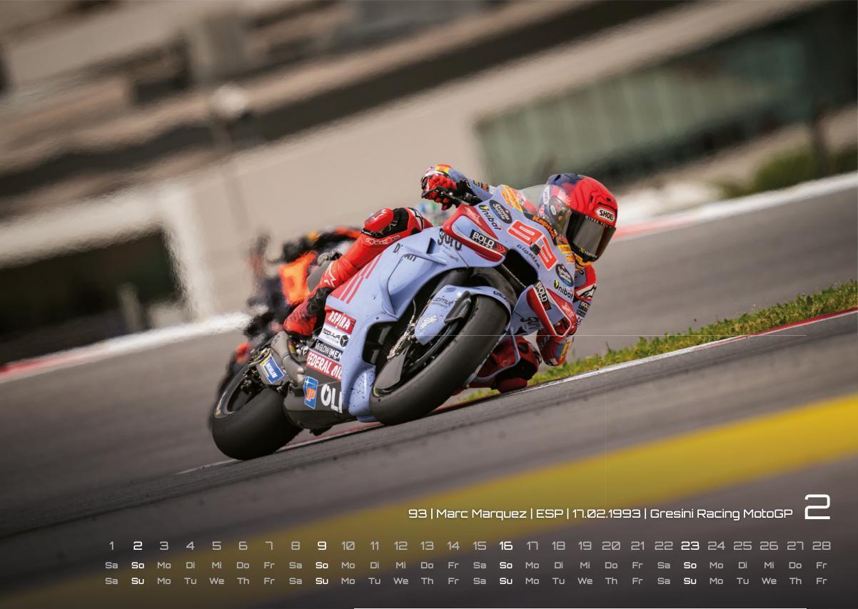 Bild: 9783986734039 | Motorrad Grand Prix 2025 - Kalender MotoGP DIN A3 | GP-Fever.de | 2025