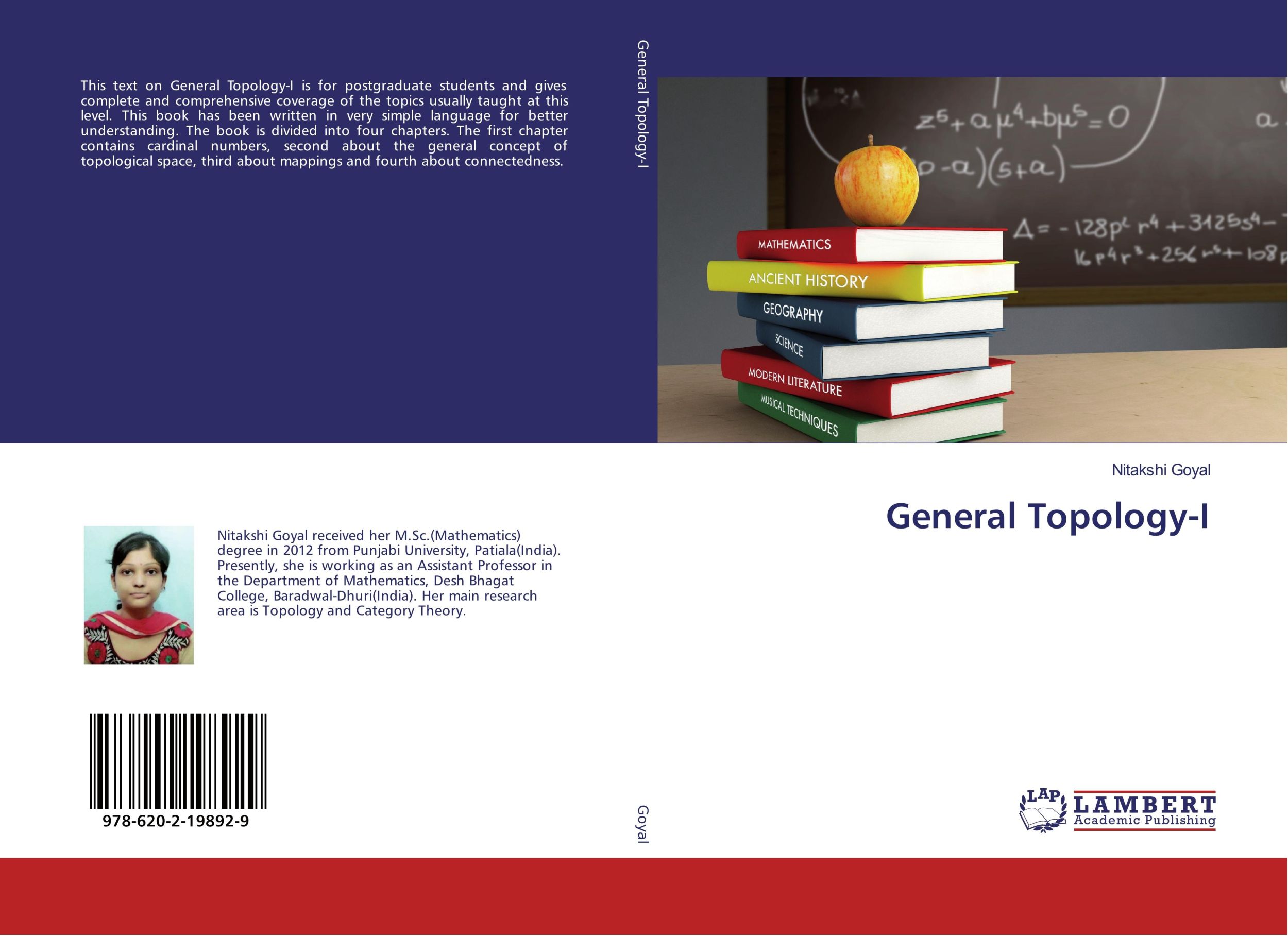 Cover: 9786202198929 | General Topology-I | Nitakshi Goyal | Taschenbuch | Paperback | 108 S.