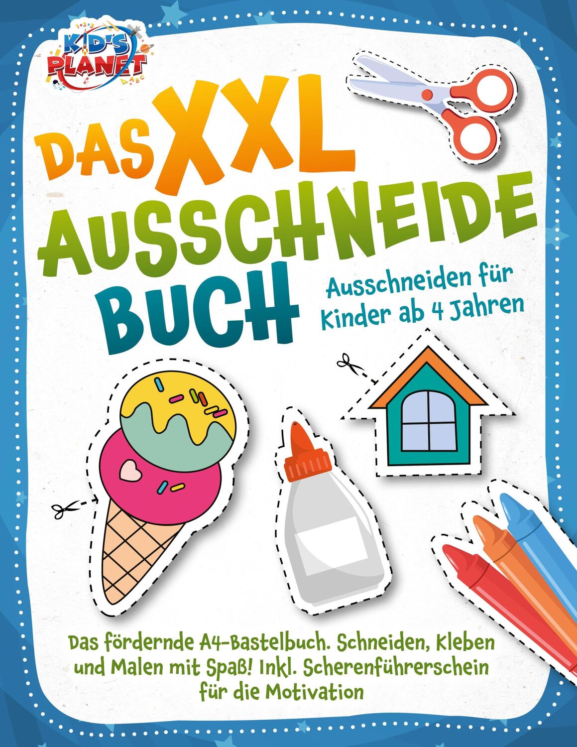 Cover: 9783989351264 | Das XXL-Ausschneidebuch - Ausschneiden für Kinder ab 4 Jahren: Das...