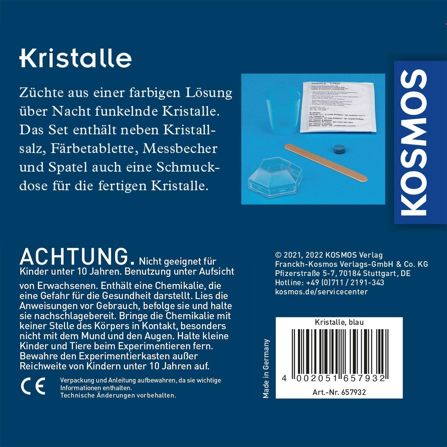 Bild: 4002051657932 | Blaue Kristalle selbst züchten | Experimentierkasten | Spiel | Deutsch