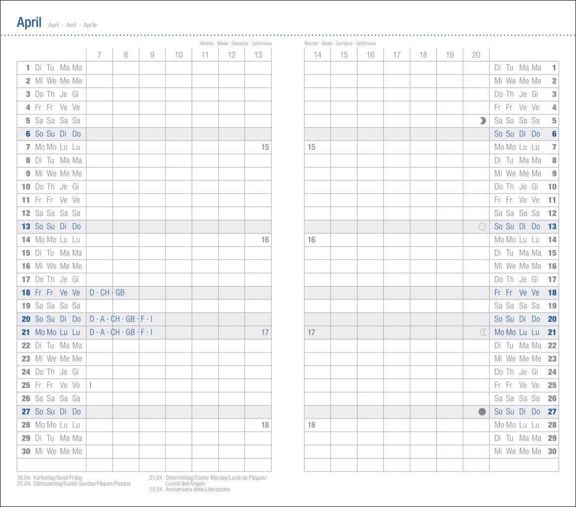 Bild: 9783756408047 | Monats-Taschenkalender, schwarz 2025 | Heye | Buch | Bürokalender Heye