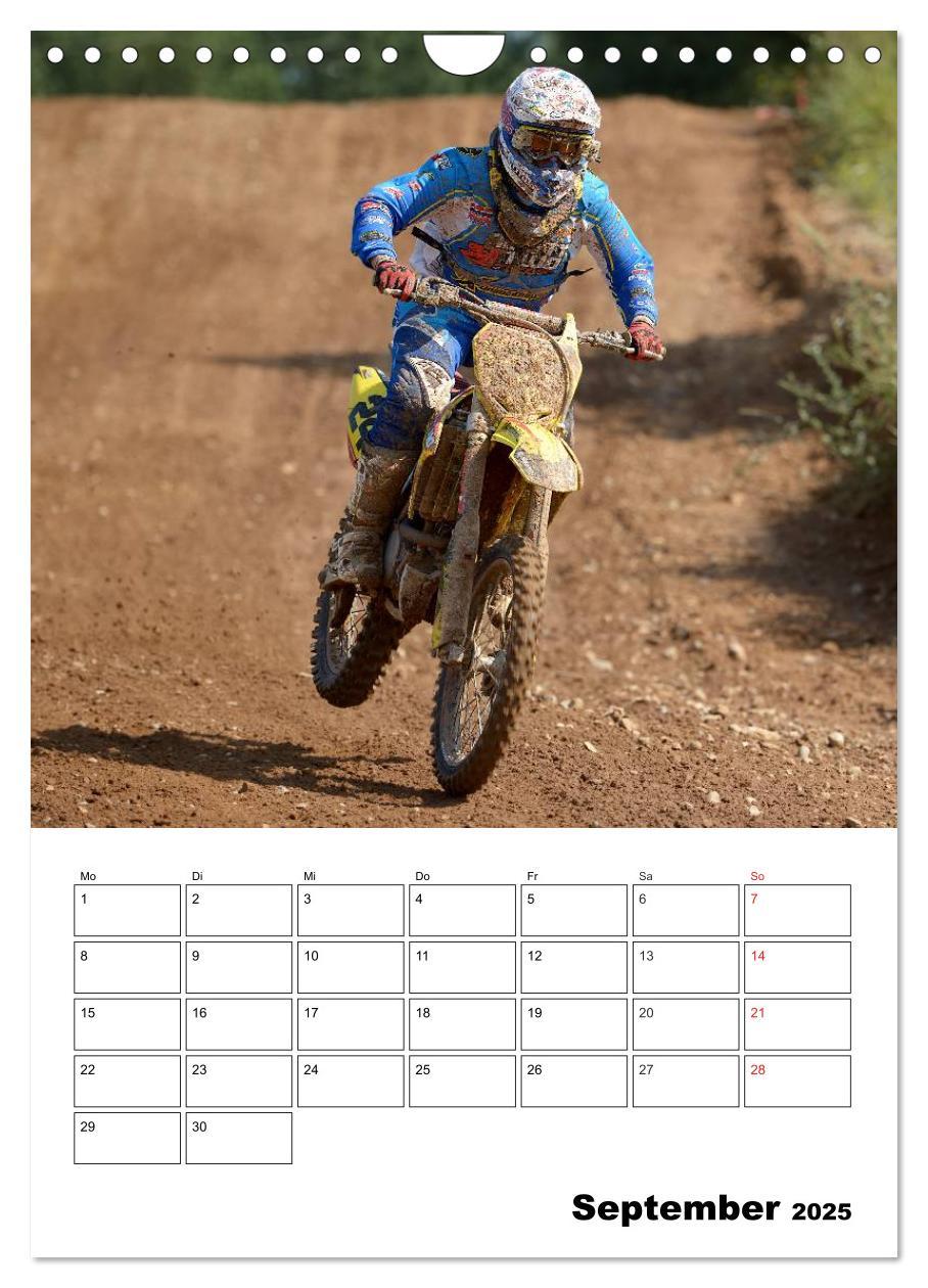 Bild: 9783457079751 | Motocross Terminplaner (Wandkalender 2025 DIN A4 hoch), CALVENDO...