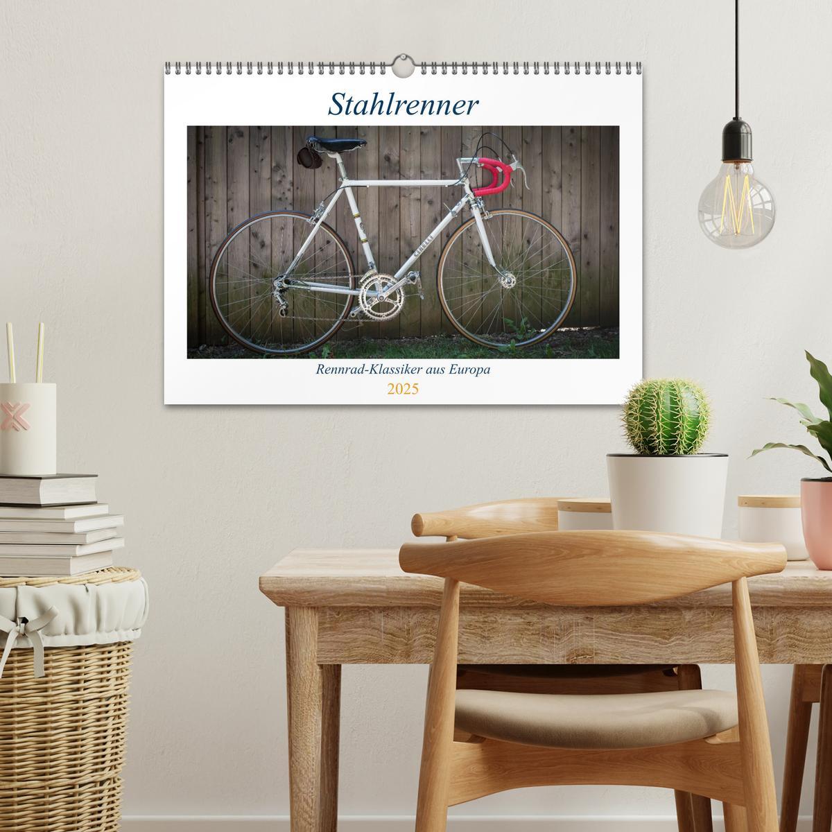 Bild: 9783435098408 | Stahlrenner - Rennrad-Klassiker aus Europa (Wandkalender 2025 DIN...