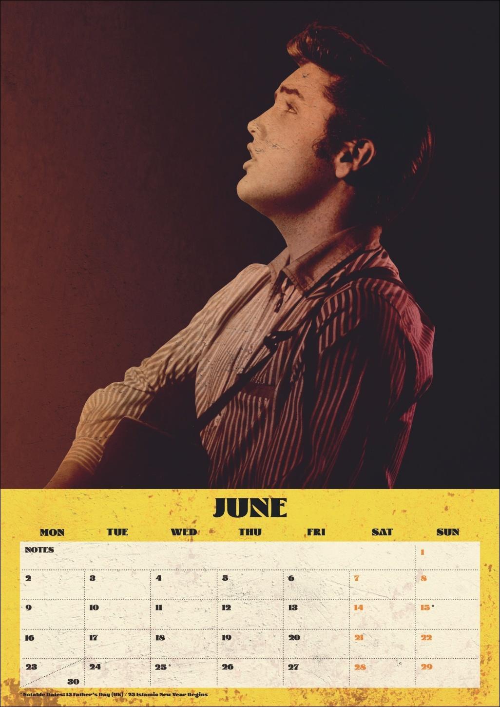 Bild: 9783840196720 | Elvis Posterkalender 2025 | Elvis | Kalender | Danilo | Spiralbindung