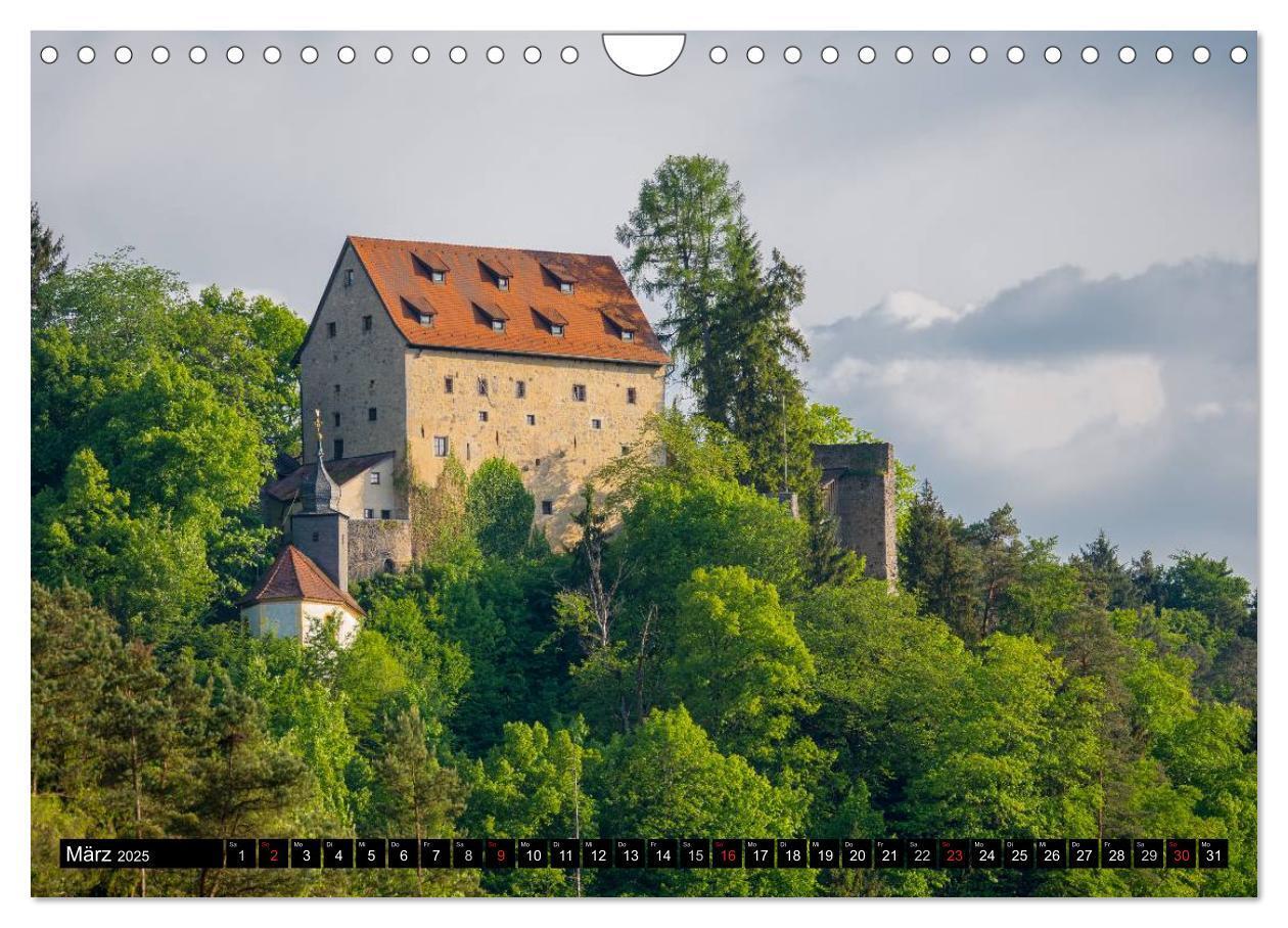 Bild: 9783435607624 | Unterwegs auf der fränkischen Burgenstraße (Wandkalender 2025 DIN...