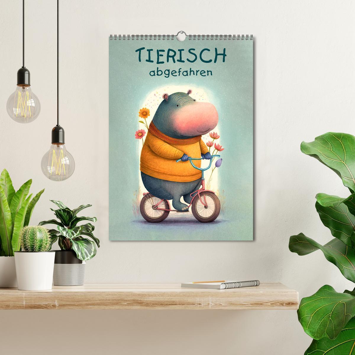 Bild: 9783435877065 | Tierisch abgefahren (Wandkalender 2025 DIN A3 hoch), CALVENDO...