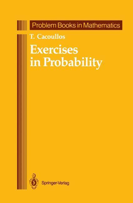 Bild: 9780387967356 | Exercises in Probability | T. Cacoullos | Buch | x | Englisch | 1988