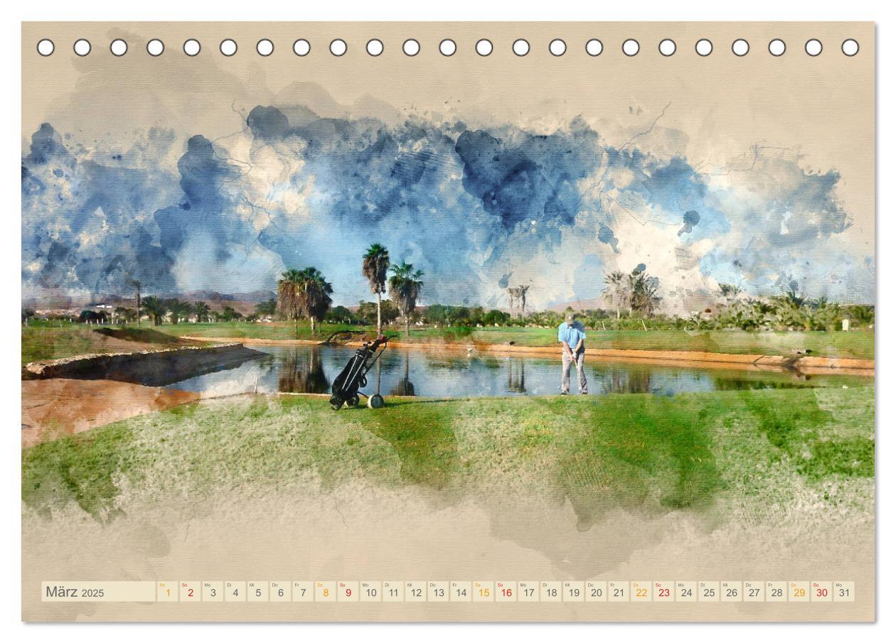 Bild: 9783435419548 | Ich liebe Golf (Tischkalender 2025 DIN A5 quer), CALVENDO...