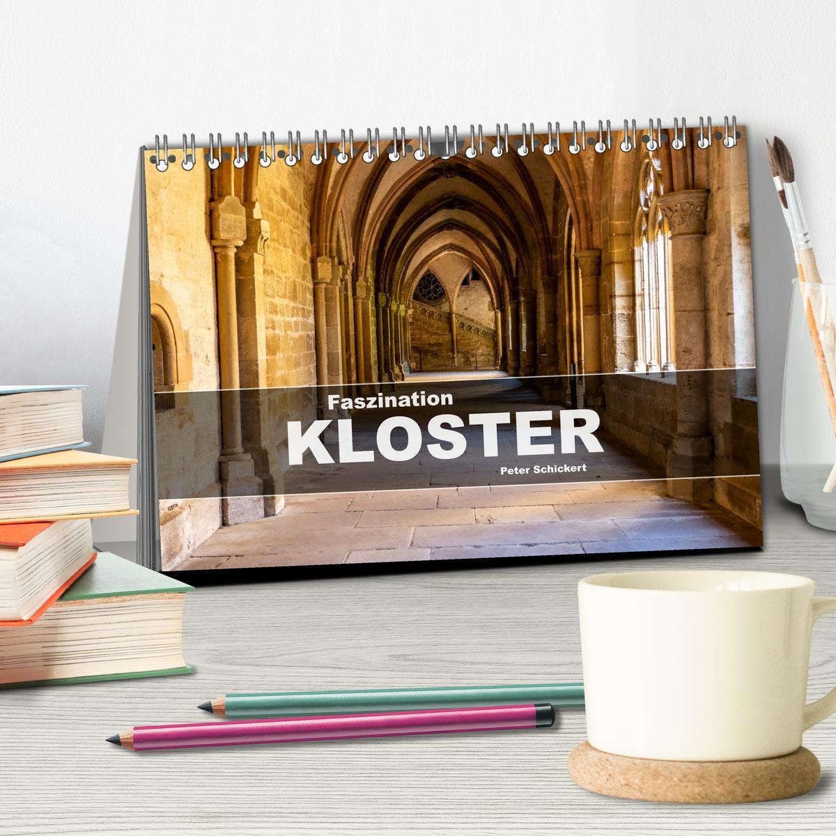 Bild: 9783383830112 | Faszination Kloster (Tischkalender 2025 DIN A5 quer), CALVENDO...