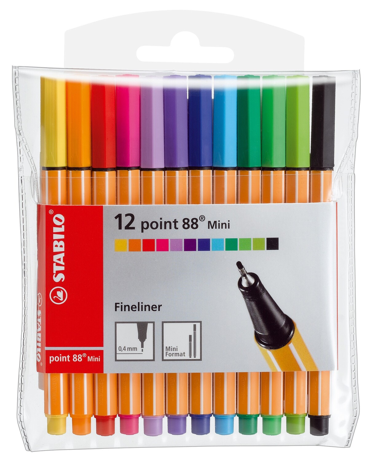 Cover: 4006381367219 | STABILO Fineliner point 88 Mini, 12er Set | STABILO point 88 Mini