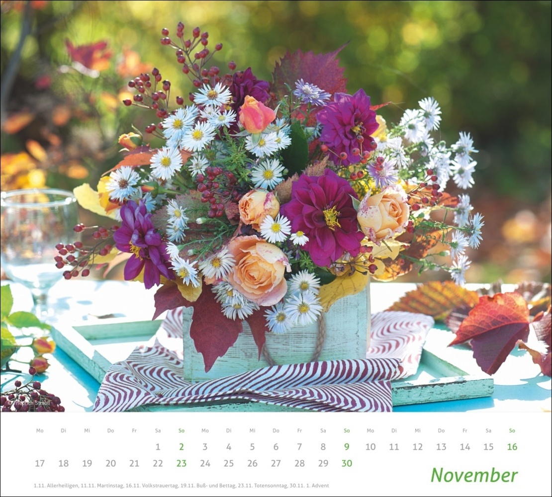 Bild: 9783756406876 | Blumen Bildkalender 2025 | Kalender | Spiralbindung | 14 S. | Deutsch