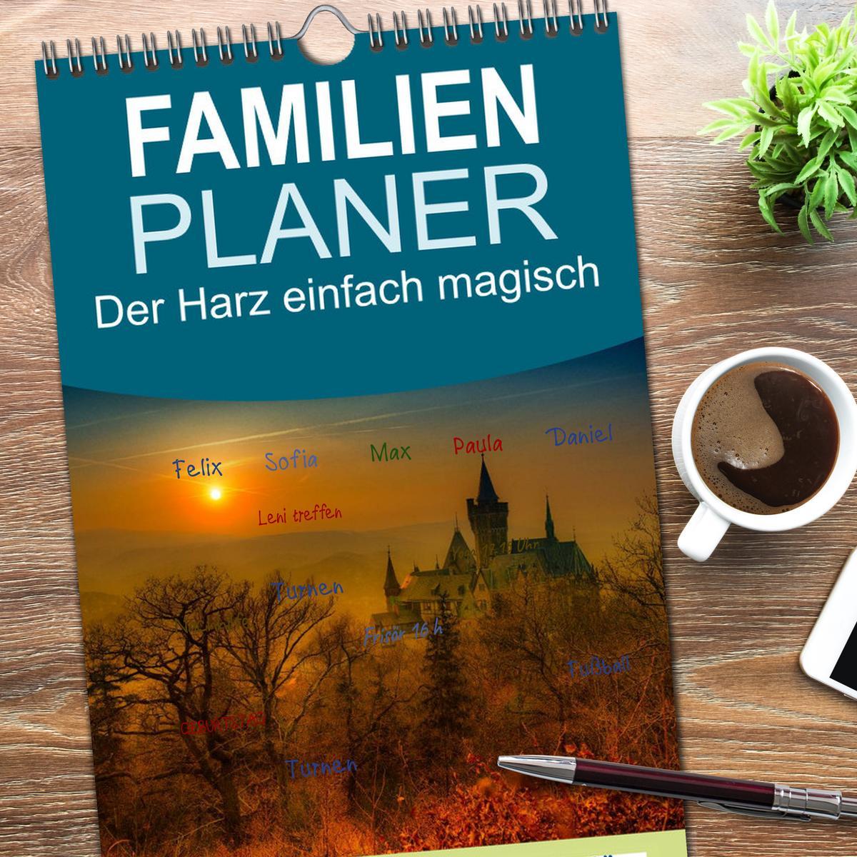 Bild: 9783457111871 | Familienplaner 2025 - Der Harz einfach magisch mit 5 Spalten...