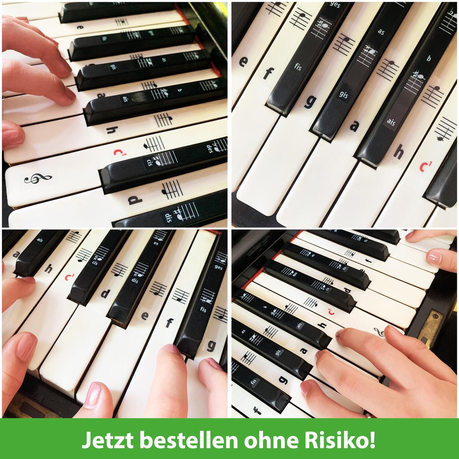 Bild: 9783866422049 | ARTIST AHEAD® Noten Aufkleber für Klavier &amp; Keyboard | Artist Ahead