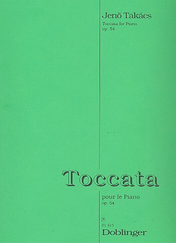 Cover: 9790012111504 | Toccata pour le piano op. 54 | Jenö Takacs | Buch | Doblinger Verlag