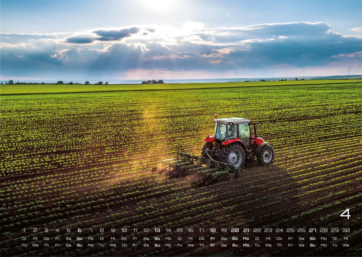 Bild: 9783986734428 | Landmaschinen - Traktor - 2025 - Kalender DIN A3 | GP-Fever. de | 2025