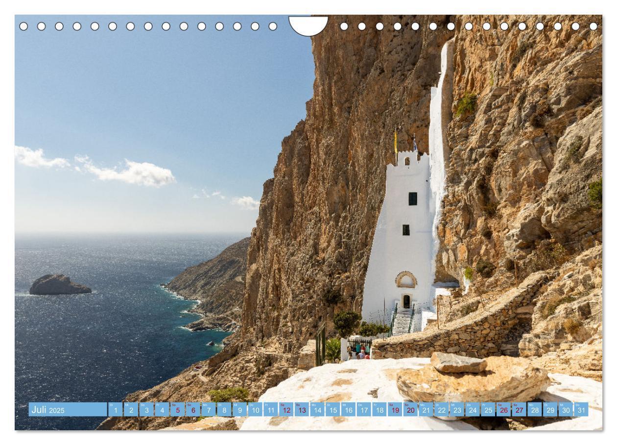 Bild: 9783435000500 | Amorgos - Kykladenimpressionen (Wandkalender 2025 DIN A4 quer),...