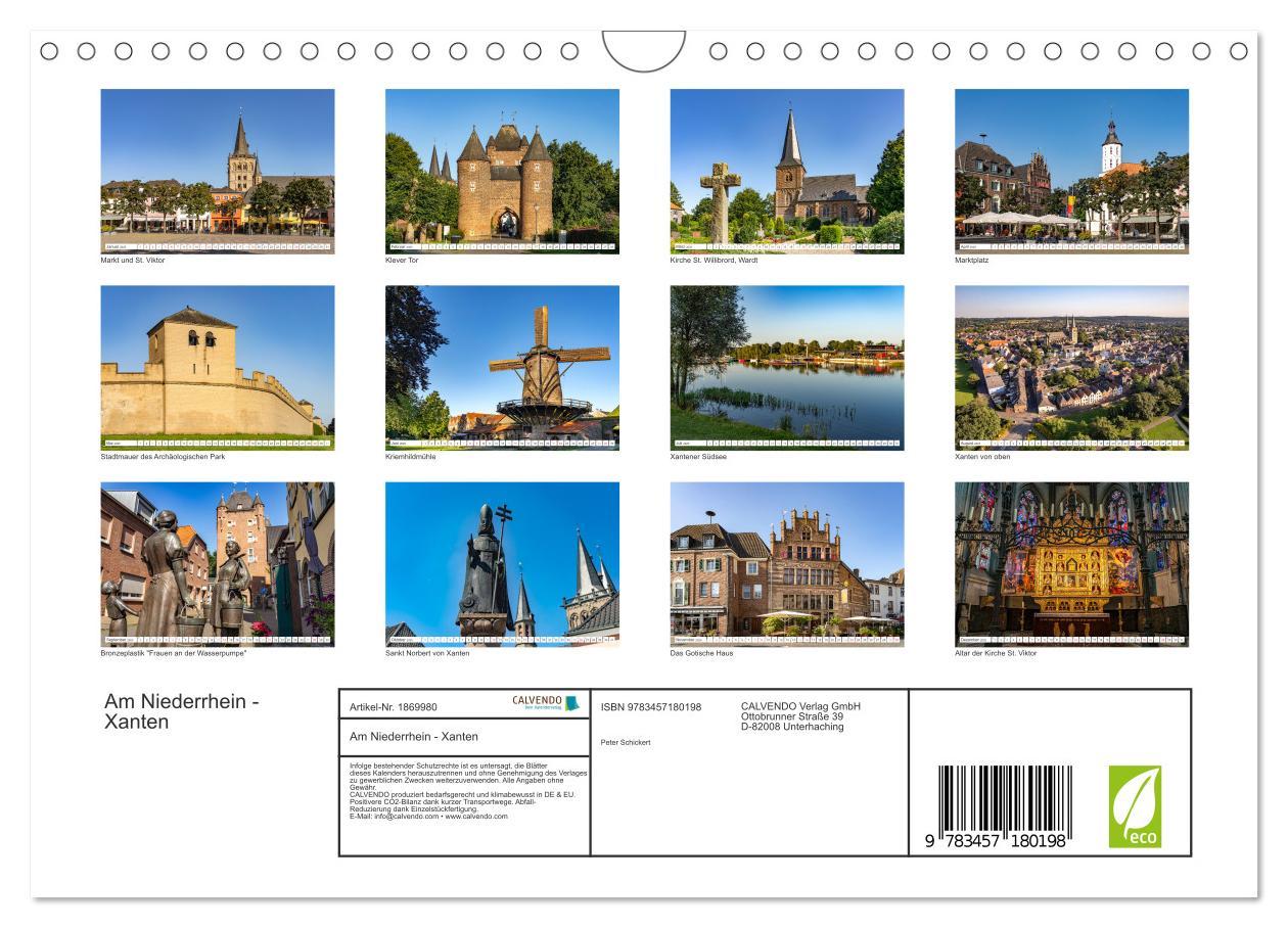 Bild: 9783457180198 | Am Niederrhein - Xanten (Wandkalender 2025 DIN A4 quer), CALVENDO...