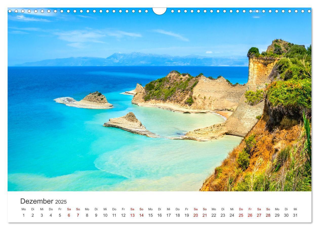 Bild: 9783383937859 | Korfu - Die paradiesische Insel im Mittelmeer. (Wandkalender 2025...