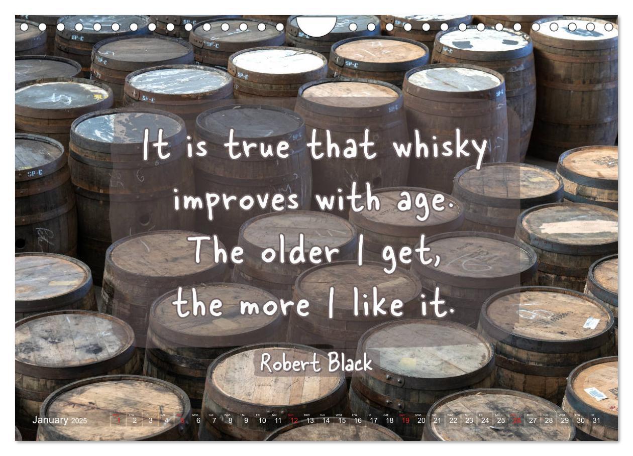 Bild: 9781325941568 | Wonderful Whisky Wisdom (Wall Calendar 2025 DIN A4 landscape),...