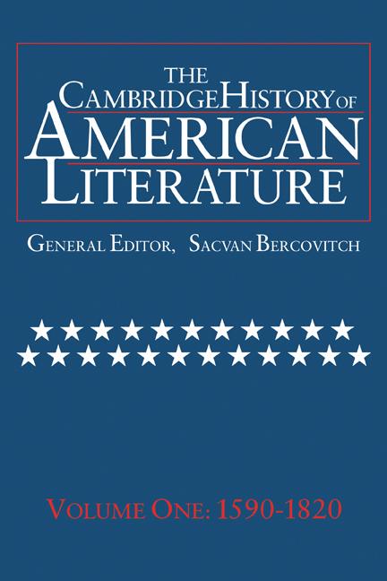 Cover: 9780521585712 | The Cambridge History of American Literature | Volume 1, 1590-1820