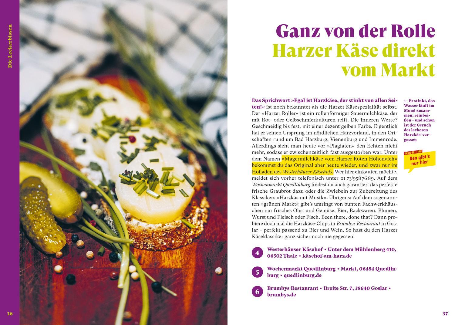 Bild: 9783829747820 | MARCO POLO Insider-Trips Harz | Jana Zieseniß | Taschenbuch | 192 S.