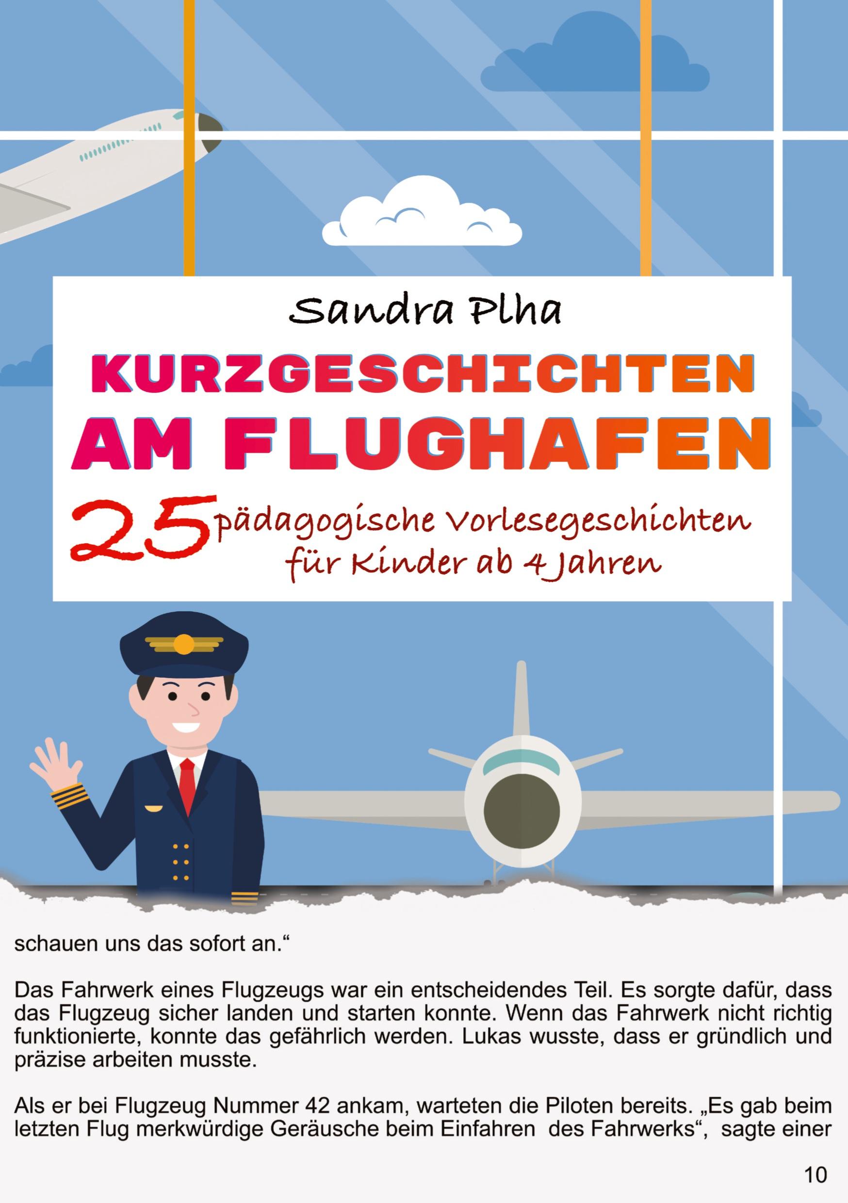 Cover: 9783384386366 | KitaFix-Kurzgeschichten Am Flughafen | Sandra Plha | Taschenbuch