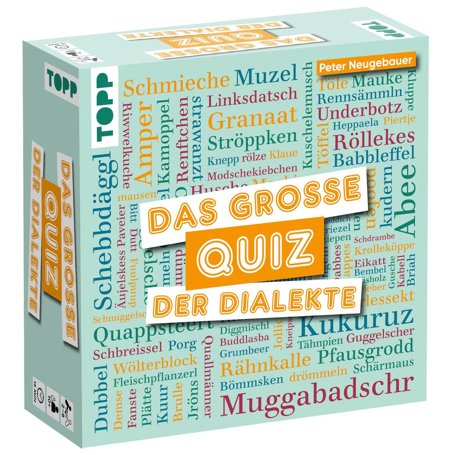 Cover: 4007742185374 | Das große Quiz der Dialekte | Peter Neugebauer | Spiel | Deutsch